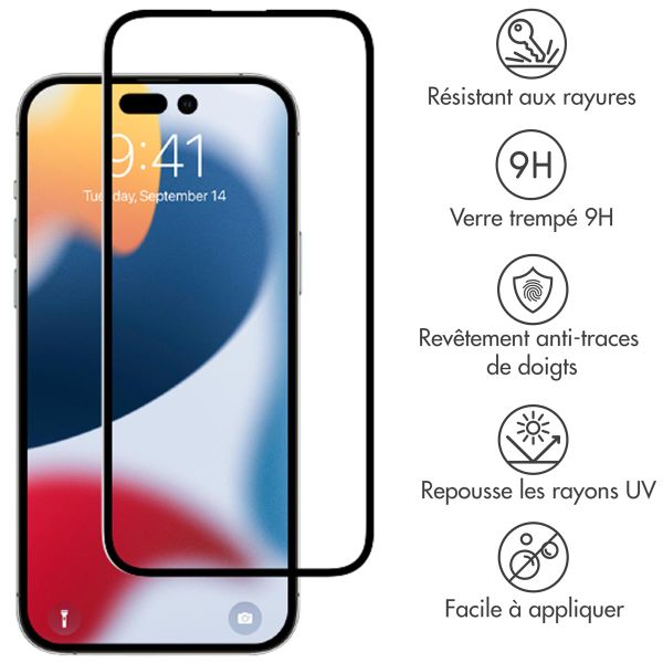 Selencia Protection d'écran premium en verre trempé Apple iPhone 14 Pro Max