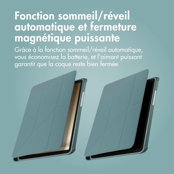 imoshion Coque tablette Origami Samsung Galaxy Tab A11 - Vert foncé