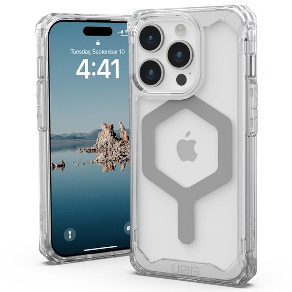 UAG Coque Plyo MagSafe iPhone 15 Pro - Ice / Argent