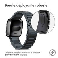 imoshion Bracelet en acier Fitbit Versa / Versa 2 / Versa Lite - Noir
