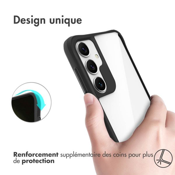 imoshion Rugged Hybrid Carbon Case Samsung Galaxy S25 - Noir