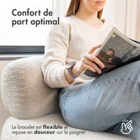 imoshion Bracelet magnétique milanais Apple Watch Series 1 - 11 / SE / Ultra (44/45/46/49 mm) - Taille M - Violet