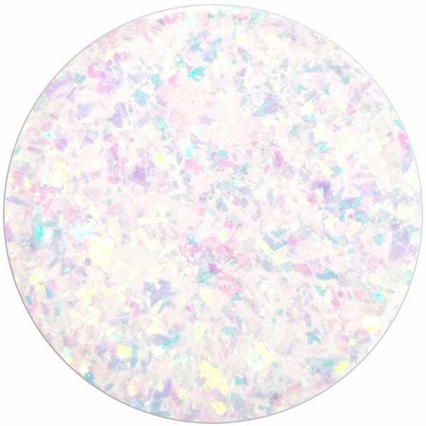 PopSockets Luxe PopGrip - Amovible - Iridescent Confetti White