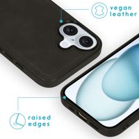 imoshion Etui de télephone luxe 2-en-1 amovible Apple iPhone 16 - Noir