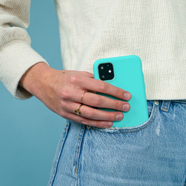imoshion Coque Couleur iPhone 12 (Pro) - Vert menthe