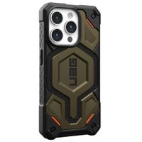 UAG Coque arrière Monarch Pro iPhone 15 Pro - Kevlar Element Green