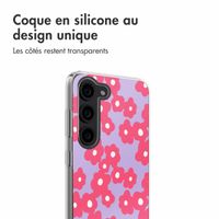 imoshion Coque design pour Samsung Galaxy S23 - Dusty Rose Blossoms