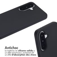 imoshion Coque en silicone avec cordon Samsung Galaxy A37 (5G) - Noir
