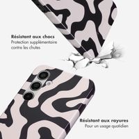 Selencia Coque arrière Vivid Samsung Galaxy A55 - Art Wave Black