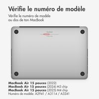 imoshion Coque rigide Apple MacBook Air 15 pouces (2023 / 2024 M3 chip / 2025 M4 chip) - Apricot Crush Orange