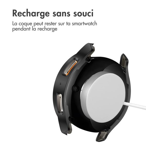 imoshion Coque rigide à couverture complète Samsung Galaxy Watch 7 - 40 mm - Noir