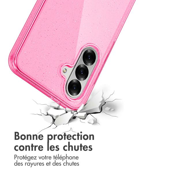 imoshion Coque Pailletée Samsung Galaxy A36 - Paillettes Rose