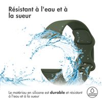 imoshion Bracelet en silicone⁺ Fitbit Versa 4 / 3 / Sense (2) - Vert foncé