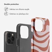 Selencia Coque arrière Vivid Apple iPhone 15 Pro Max - Dream Swirl Orange