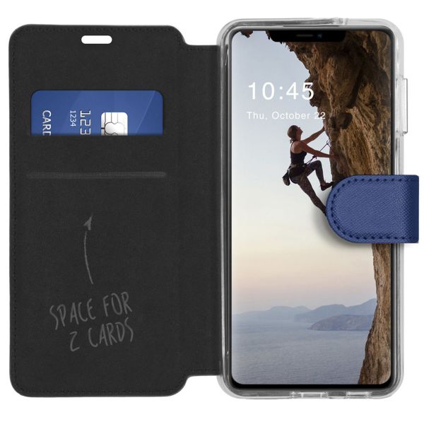 Accezz Étui de téléphone portefeuille Xtreme Wallet iPhone 13 Pro - Bleu foncé