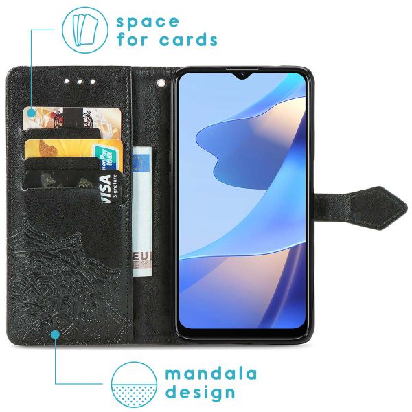 imoshion Etui de téléphone portefeuille Oppo A16(s) / A54s - Noir