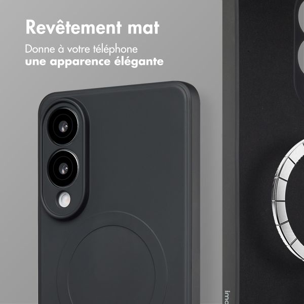 imoshion Coque Couleur avec MagSafe Samsung Galaxy S25 Edge - Noir