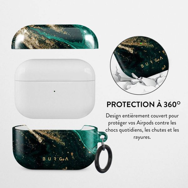 Burga L'étui rigide Apple AirPods Pro - Emerald Pool