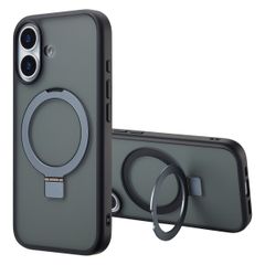 Accezz Coque Ring Stand avec MagSafe Apple iPhone 17 - Noir