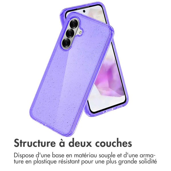 imoshion Coque Pailletée Samsung Galaxy A36 - Paillettes Violet