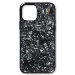 iDeal of Sweden Coque Pearlized Apple iPhone 12 (Pro) - Noir