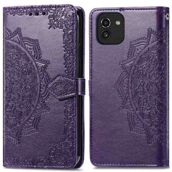 imoshion Etui de téléphone portefeuille Mandala Samsung Galaxy A03 - Violet