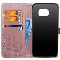 imoshion Etui de télephone Mandala Samsung Galaxy S7 - Rose Doré