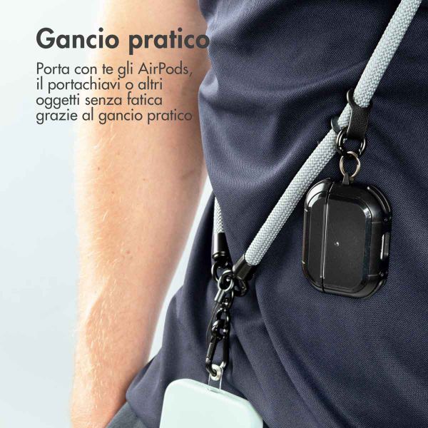 imoshion ﻿Cordon de téléphone universel taille unique - 10 mm d'épaisseur - Gris foncé