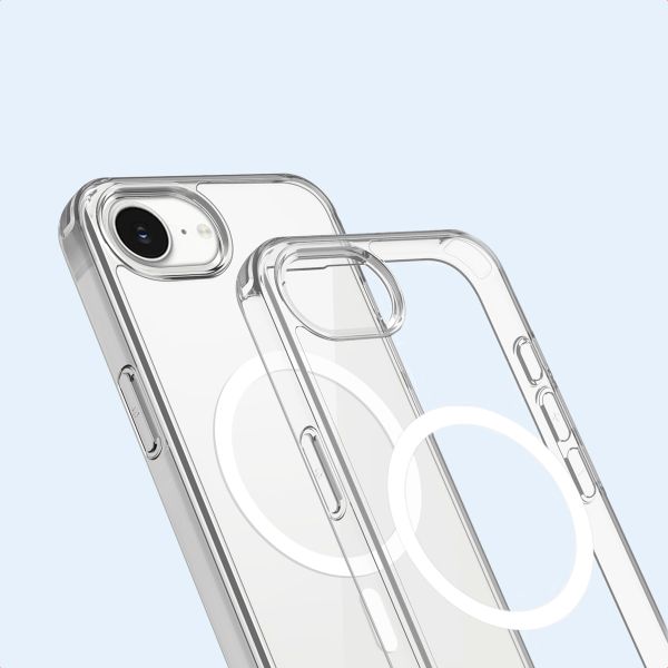imoshion Coque arrière de protection avec MagSafe Apple iPhone 16e - Transparent