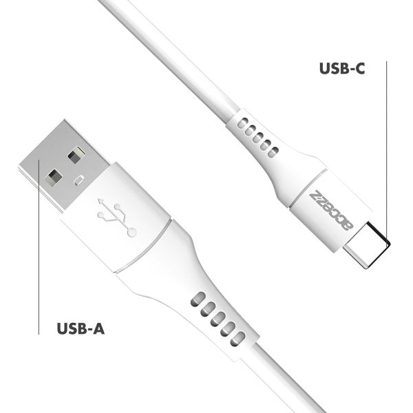 Accezz Câble USB-C vers USB - 2 mètres - Blanc