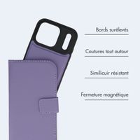 imoshion Étui portefeuille luxe 2-en-1 amovible Apple iPhone 17 Pro - Violet