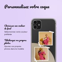 Coque personnalisée avec pellicule N°2 iPhone 11 - Transparent