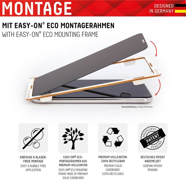 Displex Protection d'écran en verre trempé Privacy Apple iPhone 13 / 13 Pro / 14