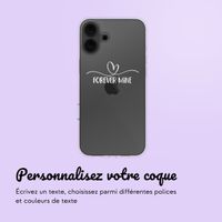 Coque avec votre propre photo et/ou texte Apple iPhone 16 - Sierlijk hartje