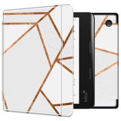 imoshion Design Slim Hard Sleepcover avec support Kobo Sage / Tolino Epos 3 - White Graphic