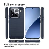 imoshion Coque Brushed Xiaomi 15 Pro - Bleu foncé