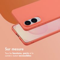 imoshion Coque Couleur Samsung Galaxy S25 Edge - Apricot Crush Orange