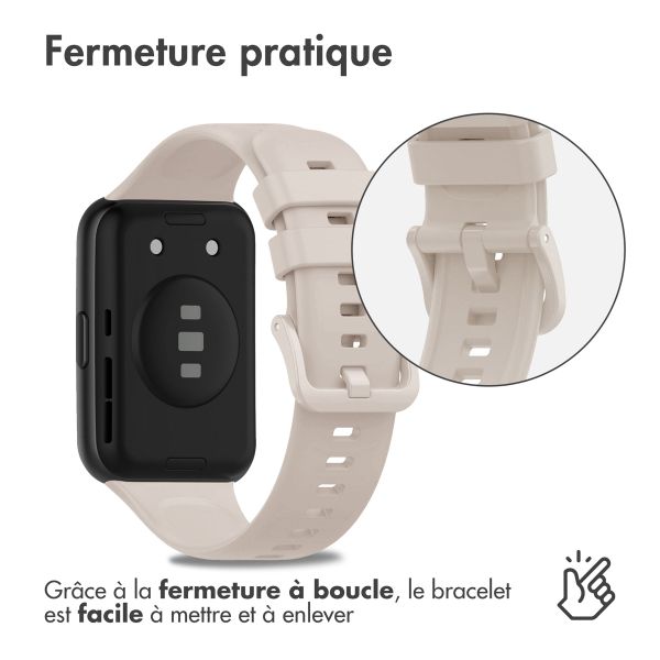 imoshion Bracelet en silicone Huawei Watch Fit 2 - Beige