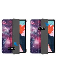 imoshion Coque tablette Design Trifold iPad Air 11 pouces (2024) M2 / Air 5 (2022) / Air 4 (2020) - Space Design