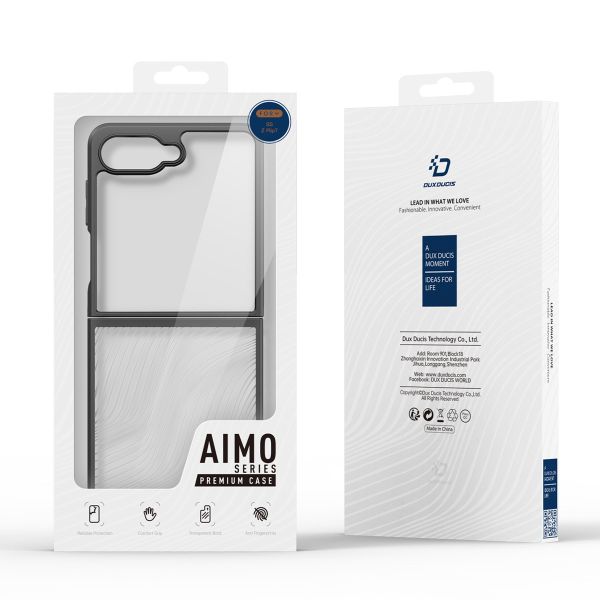 Dux Ducis Coque arrière Aimo Samsung Galaxy Z Flip 7 - Transparent