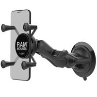 RAM Mounts ﻿X-Grip® Twist-lock Support de téléphone de voiture - Universel - Petit - Noir