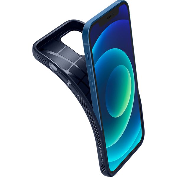 Spigen Coque Liquid Air™ Apple iPhone 12 (Pro) - Bleu foncé