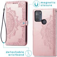 imoshion Etui de téléphone portefeuille Motorola Moto G50 - Rose Champagne