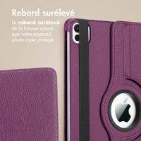 imoshion Coque tablette rotatif iPad Pro 12.9 (2022) / Pro 12.9 (2021) / Pro 12.9 (2020) - Violet