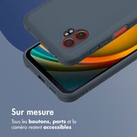 imoshion Coque Couleur Samsung Galaxy Xcover 7 Pro - Bleu foncé