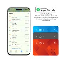 Fixed Tag Card - Tracker Bluetooth pour iOS - Orange