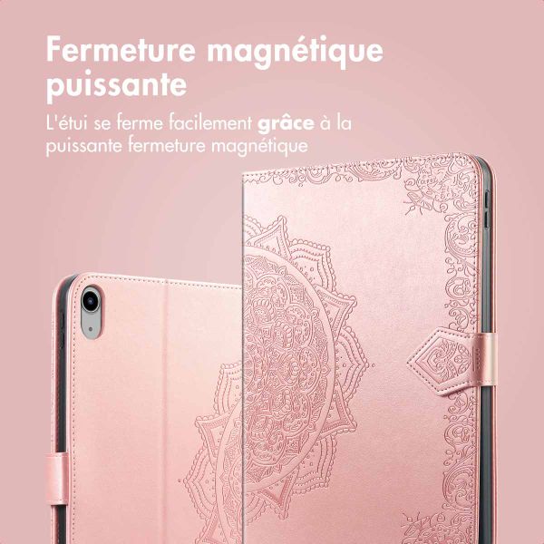 imoshion Coque tablette Apple iPad Air 11 pouces (2025) M3 / (2024) M2 / Air 5 (2022) / Air 4 (2020) - Rose Gold