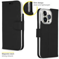Accezz Étui de télephone Wallet Apple iPhone 14 Pro - Noir