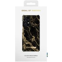 iDeal of Sweden Coque Fashion Samsung Galaxy A52(s) (5G/4G) - Golden Smoke Marble