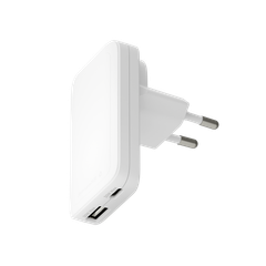 dbramante1928 Chargeur Re-charge Pro Slim USB-C 30 W et USB-A 30 W - Blanc